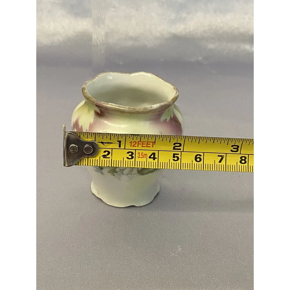 Antique 1909 Carl Schumann Bavaria Porcelain Mini Vase 2